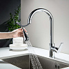 Смеситель для кухни Aquatek ЛУГАНО AQ1784CR с вытяжным изливом, хром Смеситель для кухни Aquatek ЛУГАНО AQ1784CR с вытяжным изливом, хром