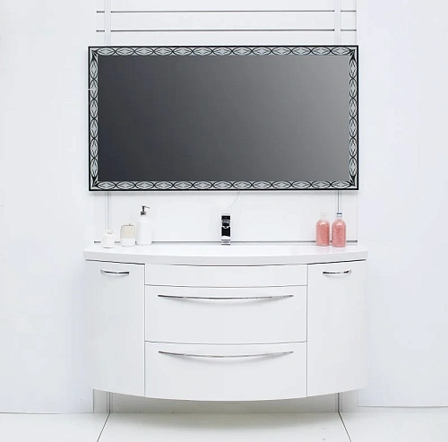 Тумба под раковину De Aqua Лонг 140 белый 00186446 Тумба под раковину De Aqua Лонг 140 белый 00186446