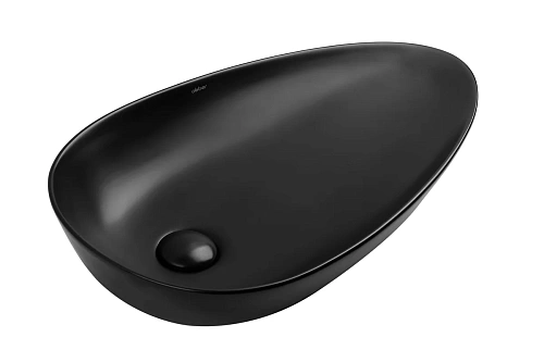 Раковина ABBER Bequem AC2117MB накладная, черная матовая Раковина ABBER Bequem AC2117MB накладная, черная матовая