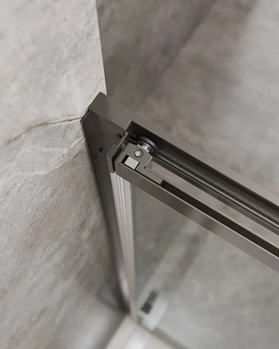 Душевой уголок CEZARES MOLVENO-AF-31-90-C-GM-IV цвет профиля оружейная сталь стекло прозрачное 900x900 мм Душевой уголок CEZARES MOLVENO-AF-31-90-C-GM-IV цвет профиля оружейная сталь стекло прозрачное 900x900 мм