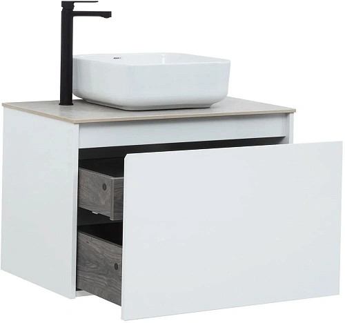 Тумба под раковину Aquanet Nova Lite 75 белый (1 ящик) 00242275 Тумба под раковину Aquanet Nova Lite 75 белый (1 ящик) 00242275