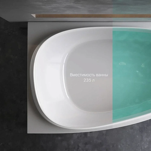 Акриловая ванна AM.PM Like W80A-170L110W-A 170х110 см, левая Акриловая ванна AM.PM Like W80A-170L110W-A 170х110 см, левая