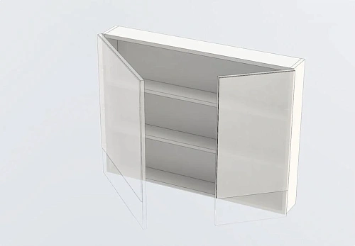 Зеркальный шкаф Aquanet Верона 90 белый 00172339 Зеркальный шкаф Aquanet Верона 90 белый 00172339