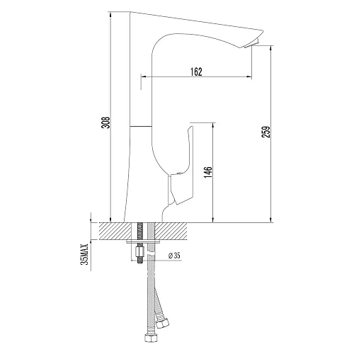 Смеситель для кухни Lemark Unit LM4505C Смеситель для кухни Lemark Unit LM4505C