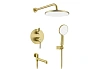 Душевая система Raglo R20.27.03 встраиваемая, сатин золотой