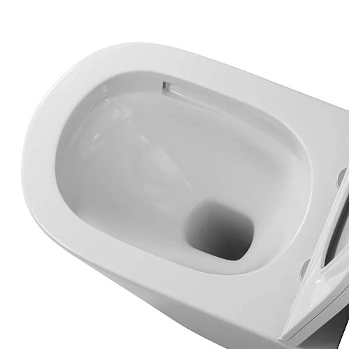 Унитаз подвесной GROSSMAN GR-4403SQ 54x36,8x35 белый, безободковый, торнадо с тонкой крышкой Унитаз подвесной GROSSMAN GR-4403SQ 54x36,8x35 белый, безободковый, торнадо с тонкой крышкой