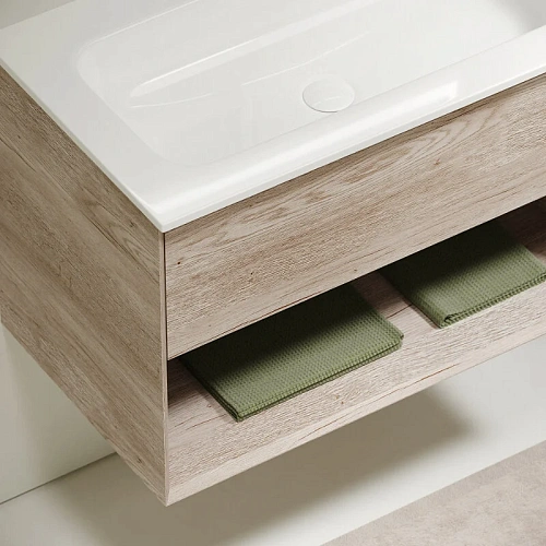 Тумба под раковину Sancos Marmi 1.0 MR1.0100EG 995х445х520 дуб галифакс натуральный, подвесная Тумба под раковину Sancos Marmi 1.0 MR1.0100EG 995х445х520 дуб галифакс натуральный, подвесная