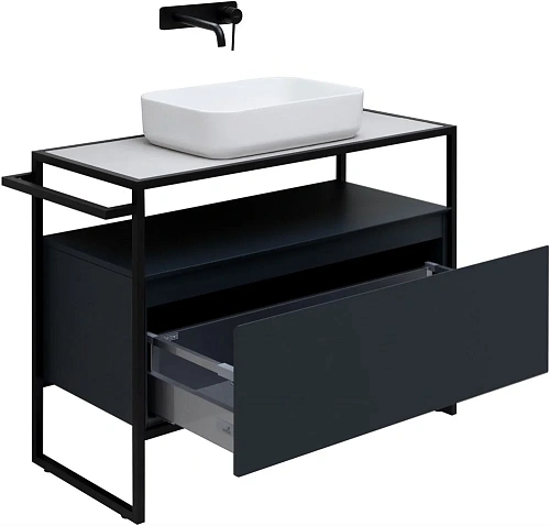 Тумба под раковину Allen Brau Priority 100 1.31003.AM антрацит матовый Тумба под раковину Allen Brau Priority 100 1.31003.AM антрацит матовый