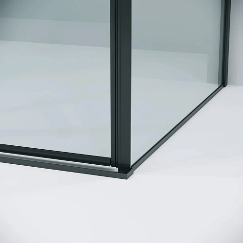 Боковая стенка GROSSMAN Galaxy 200.K33.01.90.21.00 (90x195) черный матовый, стекло прозрачное Боковая стенка GROSSMAN Galaxy 200.K33.01.90.21.00 (90x195) черный матовый, стекло прозрачное