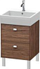 Картинка анонса товара «тумба под раковину duravit brioso br443201021 напольная 48 см орех темный»