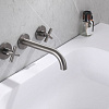 Смеситель для раковины ABBER Wasser Kreis AF81121NG скрытого монтажа, никель Смеситель для раковины ABBER Wasser Kreis AF81121NG скрытого монтажа, никель