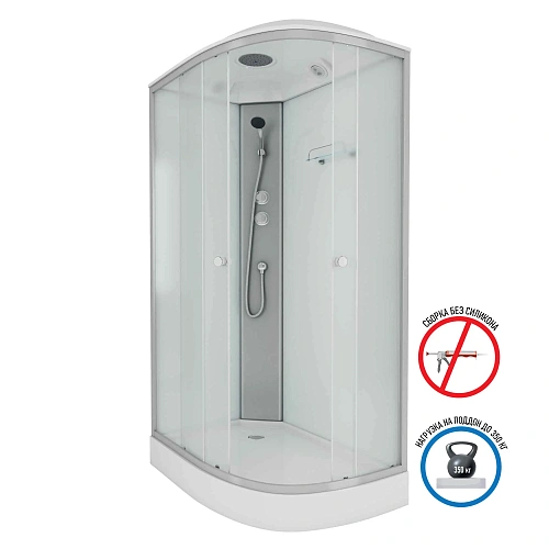 Душевая кабина Niagara Eco E120/80/13L/MT (1200х800х2150) E120/80/13L/MT Душевая кабина Niagara Eco E120/80/13L/MT (1200х800х2150) E120/80/13L/MT