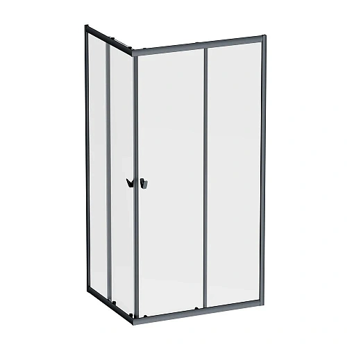 Душевой уголок AM.PM Sunny W87G-403-10080-BT 100x80 черный, стекло прозрачное Душевой уголок AM.PM Sunny W87G-403-10080-BT 100x80 черный, стекло прозрачное