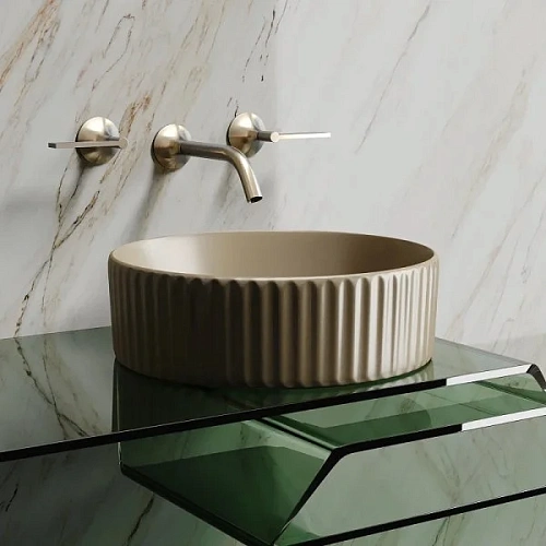 Раковина Ceramica Nova ELEMENT CN6057MC Капучино матовый накладная Раковина Ceramica Nova ELEMENT CN6057MC Капучино матовый накладная