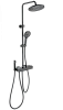 Душевая система Wonzon &amp; Woghand с термостатом, черный матовый (WW-B3580-MB)