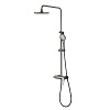 Картинка анонса товара «душевая система lemark bronx lm3760gm с регулируемой высотой штанги, графит»