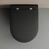 Унитаз подвесной Ceramica Nova METROPOL CN4002MB Чёрный матовый с сиденьем Унитаз подвесной Ceramica Nova METROPOL CN4002MB Чёрный матовый с сиденьем