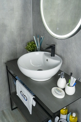 Раковина Gid N9001 51101 накладная белая 45x45x17 Раковина Gid N9001 51101 накладная белая 45x45x17