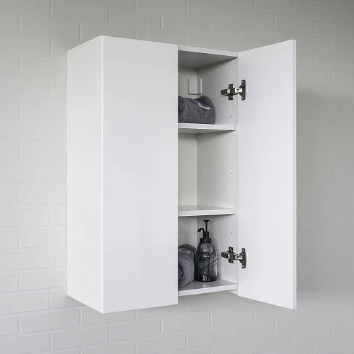 Шкаф Comforty 50 см 00-00017833 универсальный, белый глянец Шкаф Comforty 50 см 00-00017833 универсальный, белый глянец