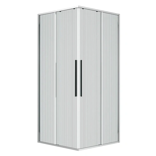 Душевой уголок Niagara Nova NG-4622-34 (80х80х195) квадрат, раздвижная, хром, стекло рифленое Душевой уголок Niagara Nova NG-4622-34 (80х80х195) квадрат, раздвижная, хром, стекло рифленое