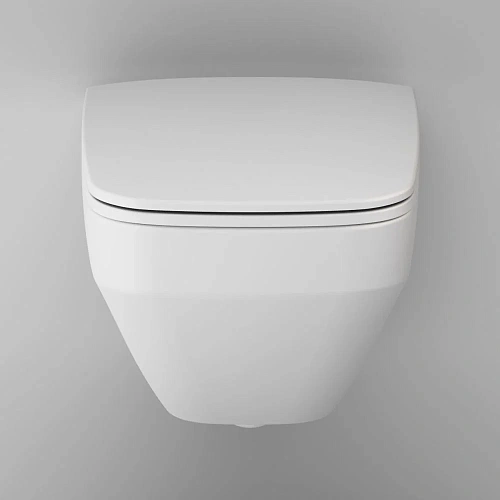 Унитаз подвесной AM.PM Inspire V2.0 C50A1700MWSC FlashClean с сиденьем микролифт, белый матовый Унитаз подвесной AM.PM Inspire V2.0 C50A1700MWSC FlashClean с сиденьем микролифт, белый матовый