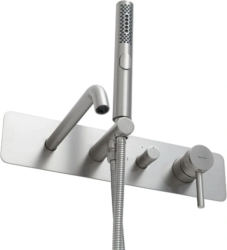 Смеситель для ванны Allen Brau Priority 5.31A06-BN (с внутренней частью) никель Смеситель для ванны Allen Brau Priority 5.31A06-BN (с внутренней частью) никель