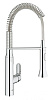 Картинка анонса товара «смеситель для кухни grohe k7 foot control, хром (30312000)»