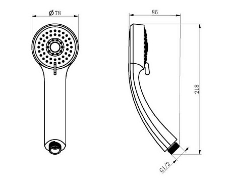 Душевая лейка D&amp;K DC1100801