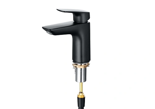 Смеситель для раковины Aquatek ВЕГА AQ1012MB черный матовый Смеситель для раковины Aquatek ВЕГА AQ1012MB черный матовый