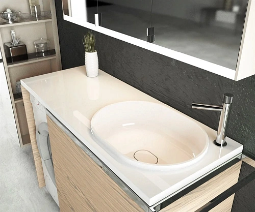 Раковина STWORKI Bruks RBS120R на стиральную машину 561694 Раковина STWORKI Bruks RBS120R на стиральную машину 561694