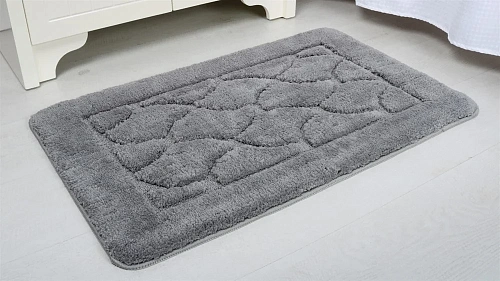 Коврик Fixsen Link 1-ый,FX-5002K, серый, 50х80 см. Коврик Fixsen Link 1-ый,FX-5002K, серый, 50х80 см.