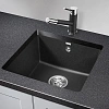 Кухонная мойка Granula 4451, ЧЁРНЫЙ, кварц 450х460 Кухонная мойка Granula 4451, ЧЁРНЫЙ, кварц 450х460