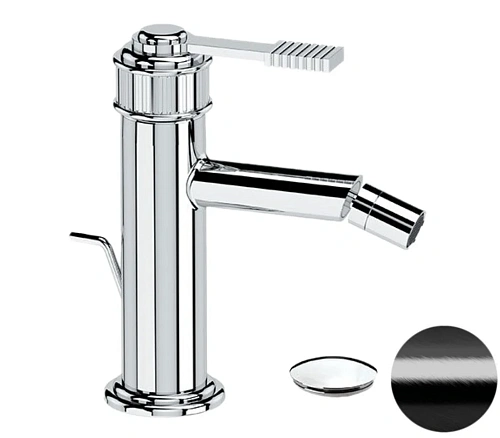 Смеситель для биде Remer Atelier AL20CFP, черный брашированный хром Смеситель для биде Remer Atelier AL20CFP, черный брашированный хром