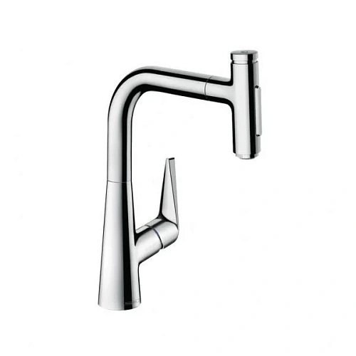 Смеситель для кухни Hansgrohe 220, с вытяжным душем, 2jet, sBox 73868000, хром Смеситель для кухни Hansgrohe 220, с вытяжным душем, 2jet, sBox 73868000, хром
