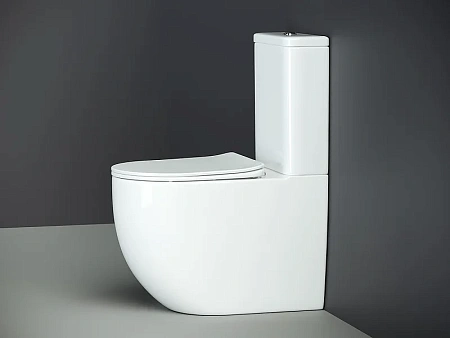 Чаша напольного унитаза Ceramica Nova MIA Rimless CN1801-B белый с сиденьем Чаша напольного унитаза Ceramica Nova MIA Rimless CN1801-B белый с сиденьем