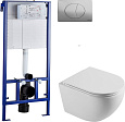 Комплект Унитаз подвесной STWORKI Скаген SK-09up безободковый, с микролитом + Система инсталляции дл 589429 Комплект Унитаз подвесной STWORKI Скаген SK-09up безободковый, с микролитом + Система инсталляции дл 589429