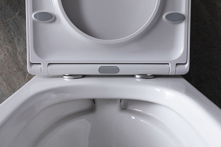 Унитаз подвесной Allen Brau Infinity 4.21004.20 с крышкой, белый глянец