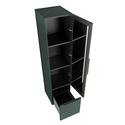 Шкаф-пенал CEZARES PREMIUM 55505 Verde opaco подвесной, реверсивный Шкаф-пенал CEZARES PREMIUM 55505 Verde opaco подвесной, реверсивный