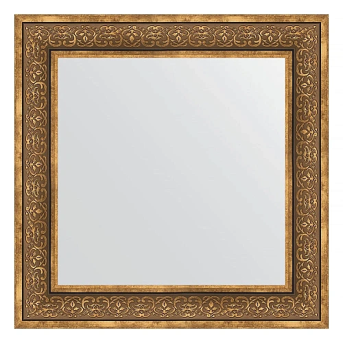 Зеркало в багетной раме Evoform Definite BY 3159 73 x 73 см, вензель бронзовый Зеркало в багетной раме Evoform Definite BY 3159 73 x 73 см, вензель бронзовый