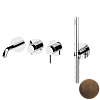 Смеситель для ванны Remer Metrica MC53D2PWBBR, бронза масляная Смеситель для ванны Remer Metrica MC53D2PWBBR, бронза масляная