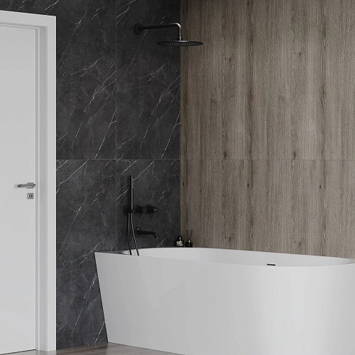 Душевая система AQUAme AQM8408MB черный матовый Душевая система AQUAme AQM8408MB черный матовый