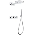 Душевая система ABBER Wasser Kreis AF8151 скрытого монтажа без излива, термостат, хром Душевая система ABBER Wasser Kreis AF8151 скрытого монтажа без излива, термостат, хром