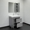 Тумба с раковиной Comforty Осло-80Н 00-00012959 бетон светлый раковина Fest 80 F01 Тумба с раковиной Comforty Осло-80Н 00-00012959 бетон светлый раковина Fest 80 F01