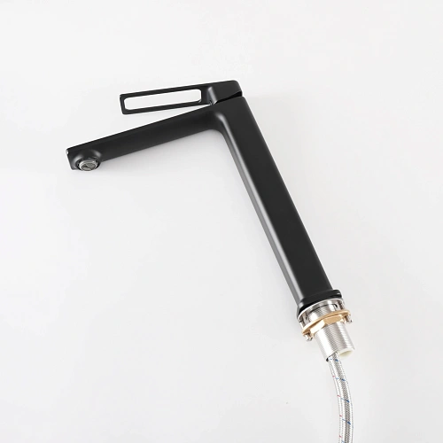 Смеситель для раковины Gid Niagara L057-BM-D L057BMD черный матовый Смеситель для раковины Gid Niagara L057-BM-D L057BMD черный матовый