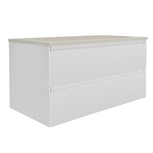 Тумба под раковину Vincea Welle 1000 подвесная, белый матовый софт-тач Тумба под раковину Vincea Welle 1000 подвесная, белый матовый софт-тач