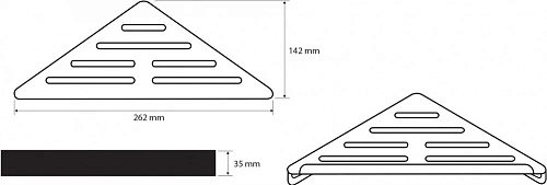 Мыльница Bemeta DARK 102308260 Мыльница Bemeta DARK 102308260