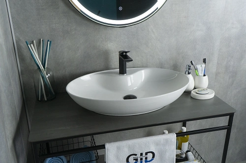 Раковина Gid N9438 51151 накладная белая 65x43x12 Раковина Gid N9438 51151 накладная белая 65x43x12