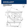 Акриловая ванна EXCELLENT Aquarella 150x100 правая SMART бронза WAEX.ARP15.SMART.BR Акриловая ванна EXCELLENT Aquarella 150x100 правая SMART бронза WAEX.ARP15.SMART.BR