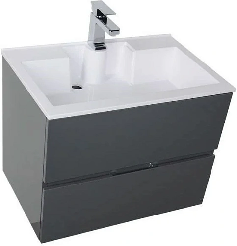 Тумба под раковину Aquanet Алвита 70 серый антрацит 00183992 Тумба под раковину Aquanet Алвита 70 серый антрацит 00183992