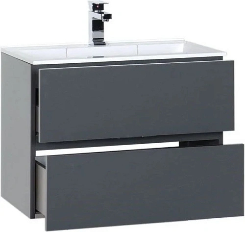 Тумба под раковину Aquanet Алвита 70 серый антрацит 00183992 Тумба под раковину Aquanet Алвита 70 серый антрацит 00183992
